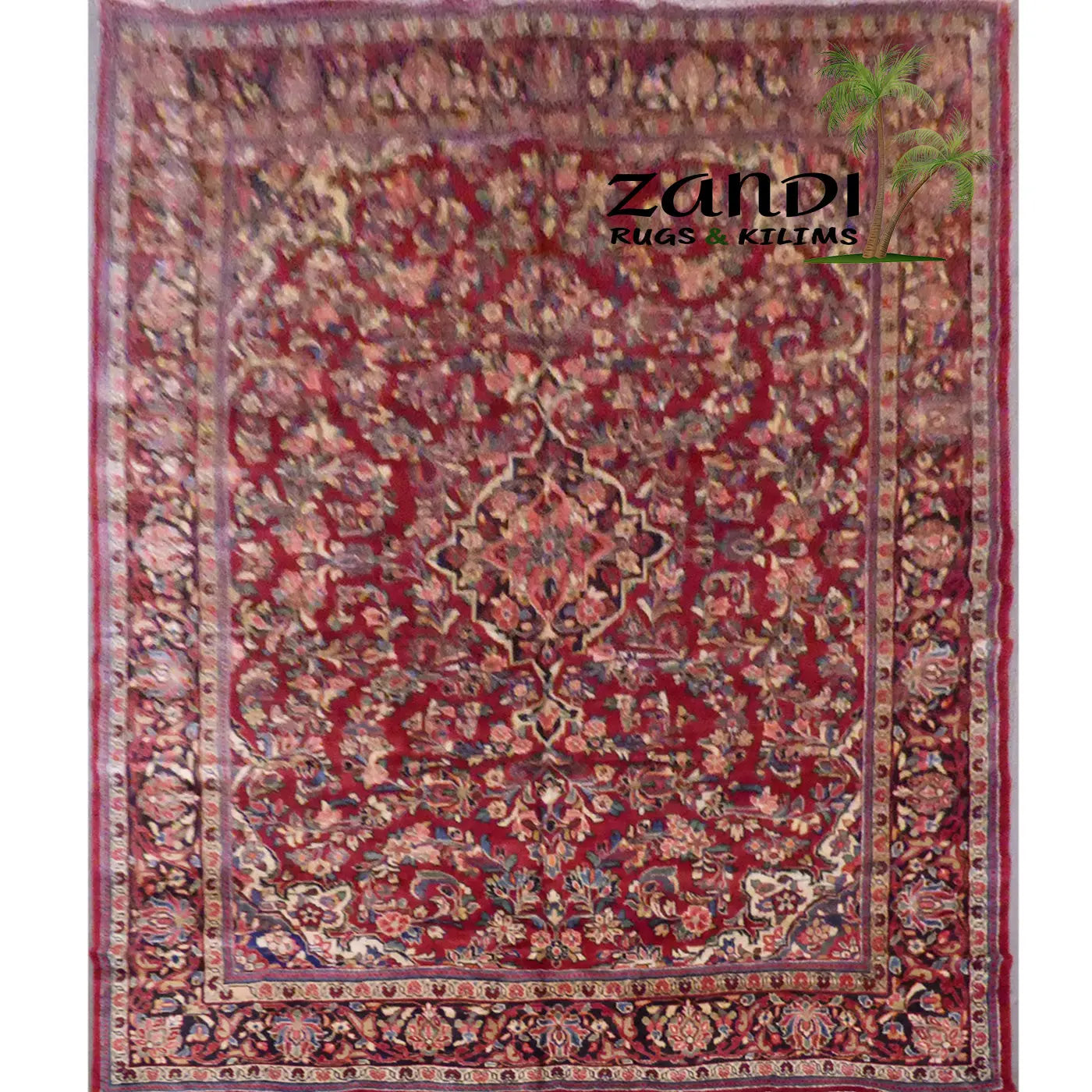 One Of The Kind Persian Mahal Rug 12'1" x 8'11"
